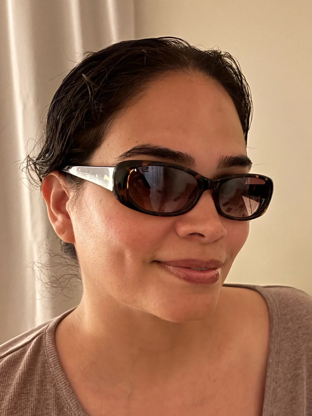 Dockers Tortoiseshell Frame Sunglasses with Brown Lenses
